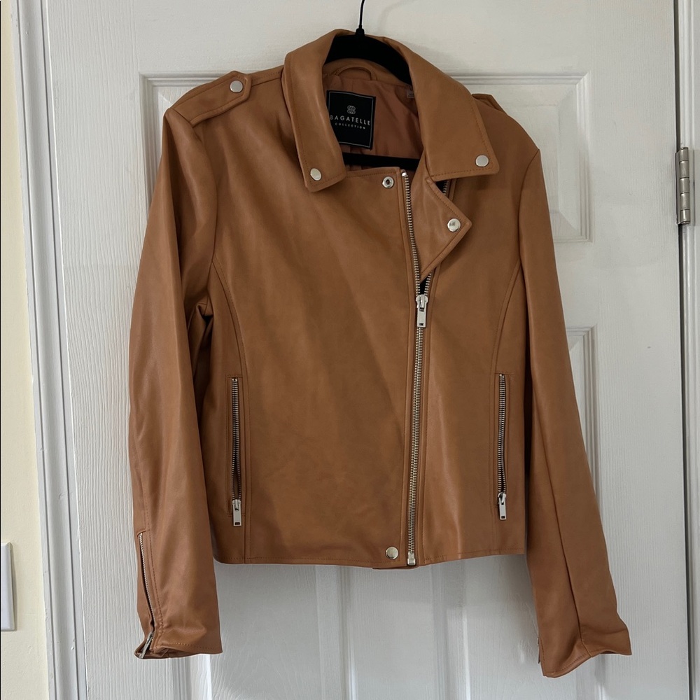 Bagatelle Camel Leather Jacket